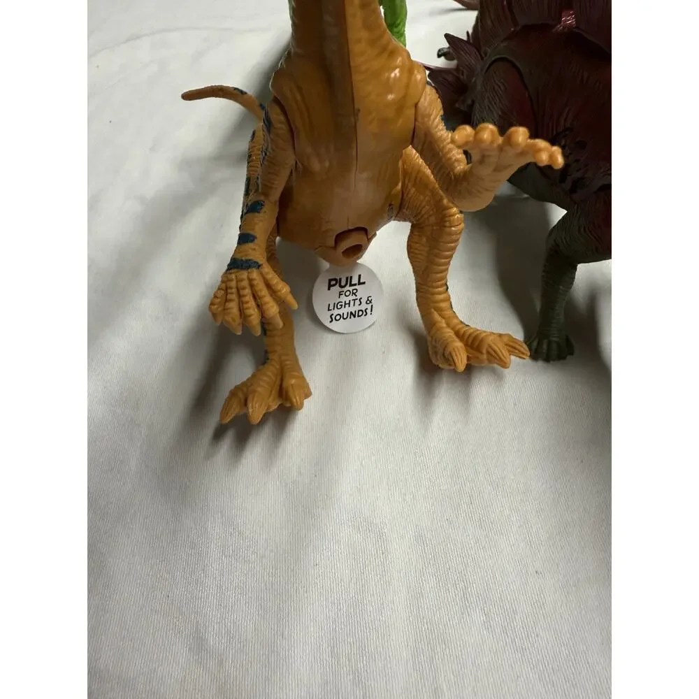Jurassic World Dinosaur Figures Set Of 5 Make Sounds Different Sizes Kid Galaxy